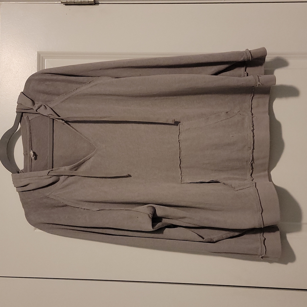 Women's Zyia Active gray light weight beach hoodie XXXL